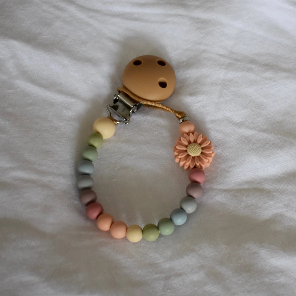 Daisy Dummy Clip - Muted Rainbow