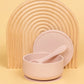 Silicone Suction Bowl w Lid & Spoon - Blossom