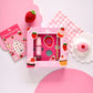 Strawberry Cupcake Natural Makeup Gift Set