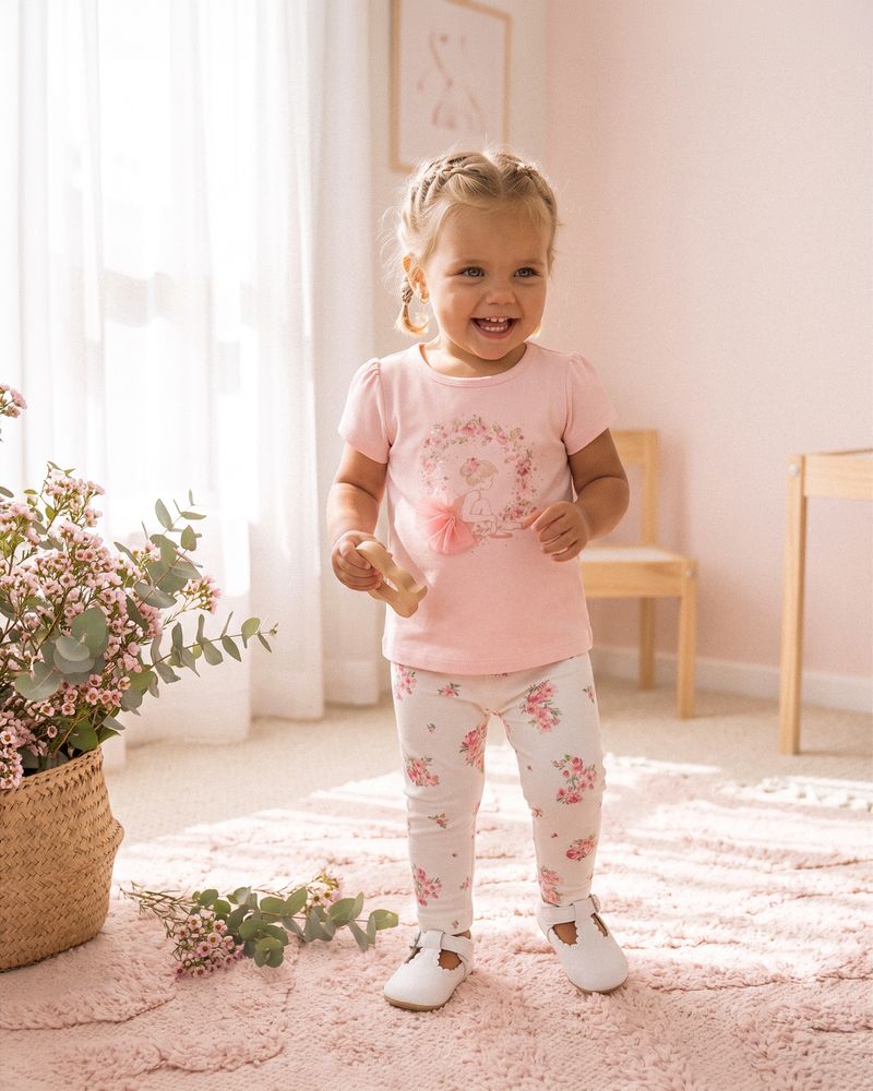 Chelsea 3/4Len Leggings - Chelsea Print