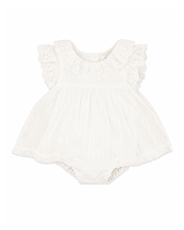 Willa Overlay Bodysuit - Cream