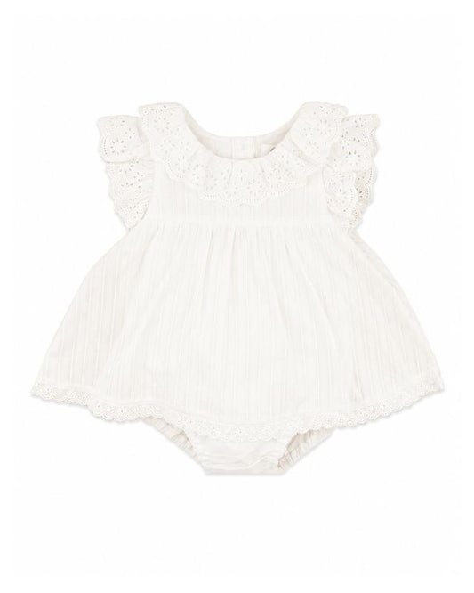 Willa Overlay Bodysuit - Cream