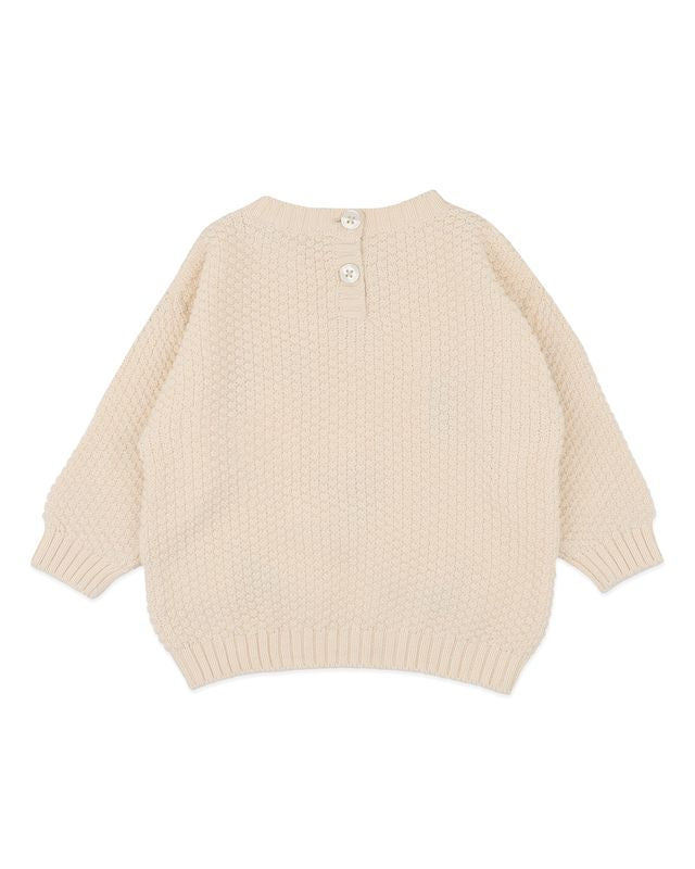 Fern Hand Emb.  Jumper - Cream