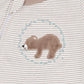 Mateo Stripe L/S Zip Onesie