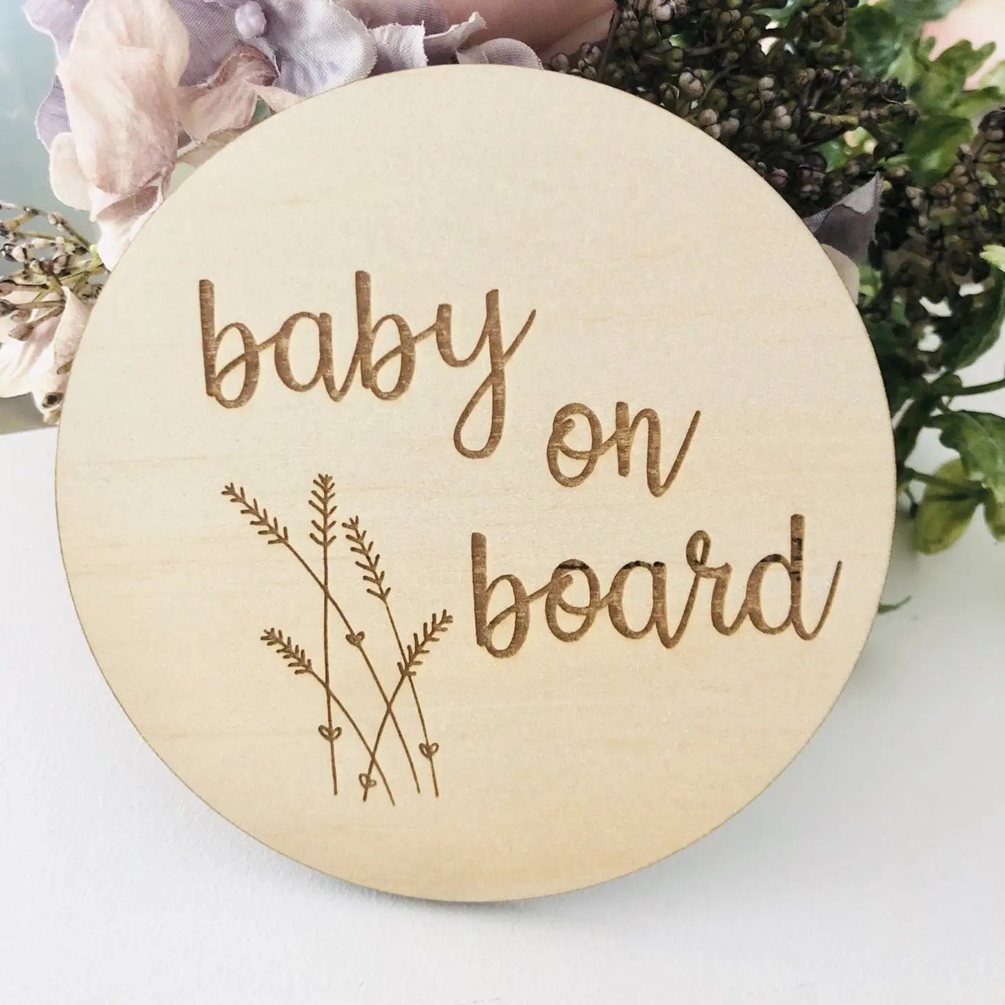 Baby On Board Botanical