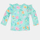 Toshi Swim Rashie L/S - Waratah Mint