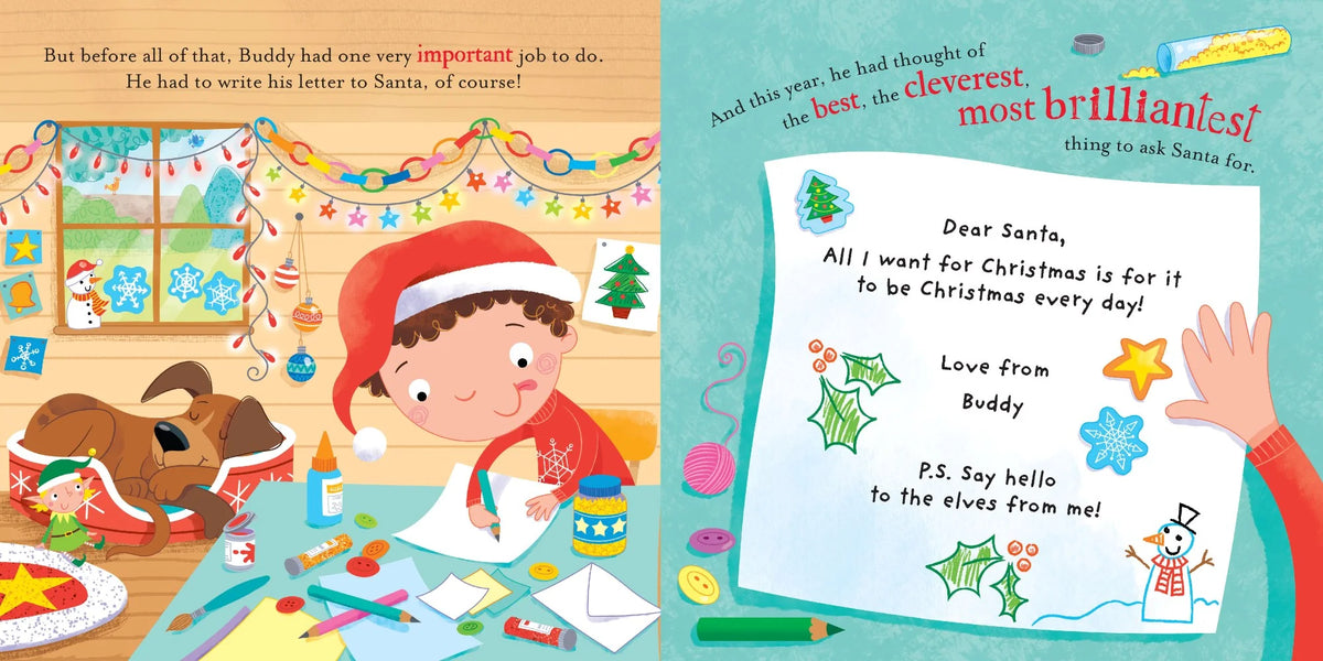 Padded Board Book - If Every Day Was Christmas