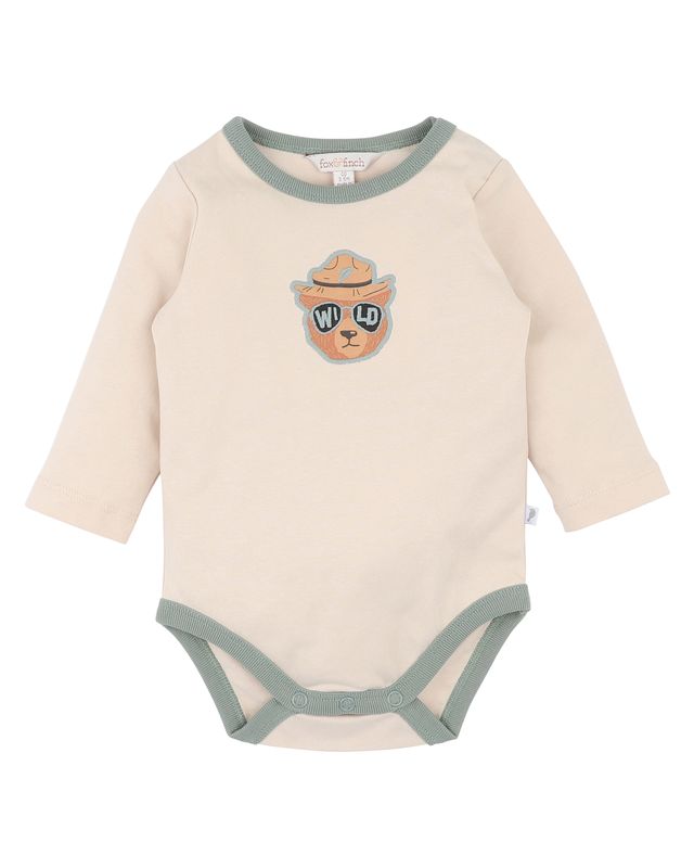 Wild Side L/S Bodysuit - Oat