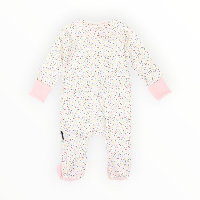 Sprinkles Zip Cotton Romper - Beige
