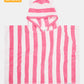 Toshi Hooded Towel - Watermelon Stripe