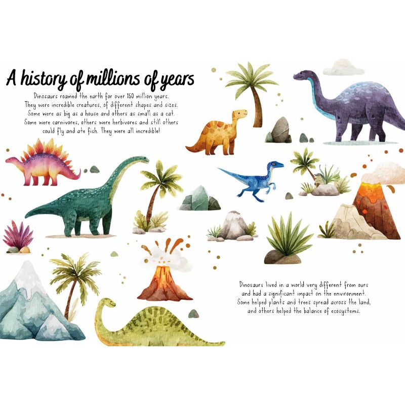Water Puzzle & Book Set - Dinosaurs