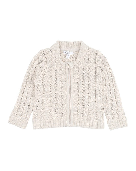 Oliver Cable Cardigan - Stone