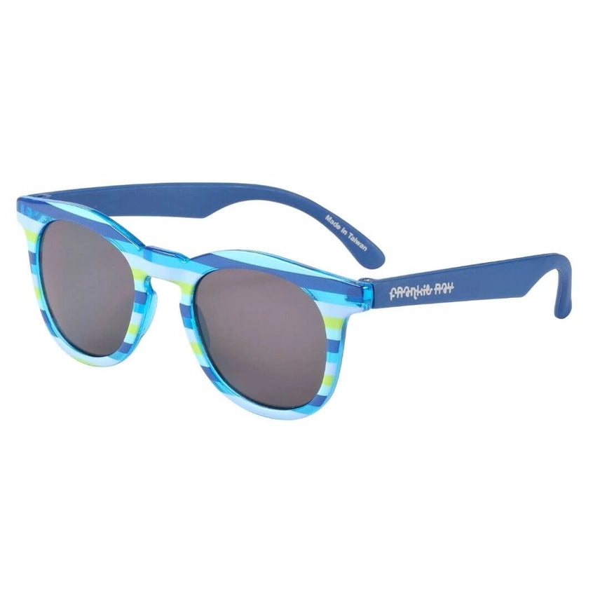 Frankie Ray Toddler Sunglasses - Tyler  Crystal Blue Stripe