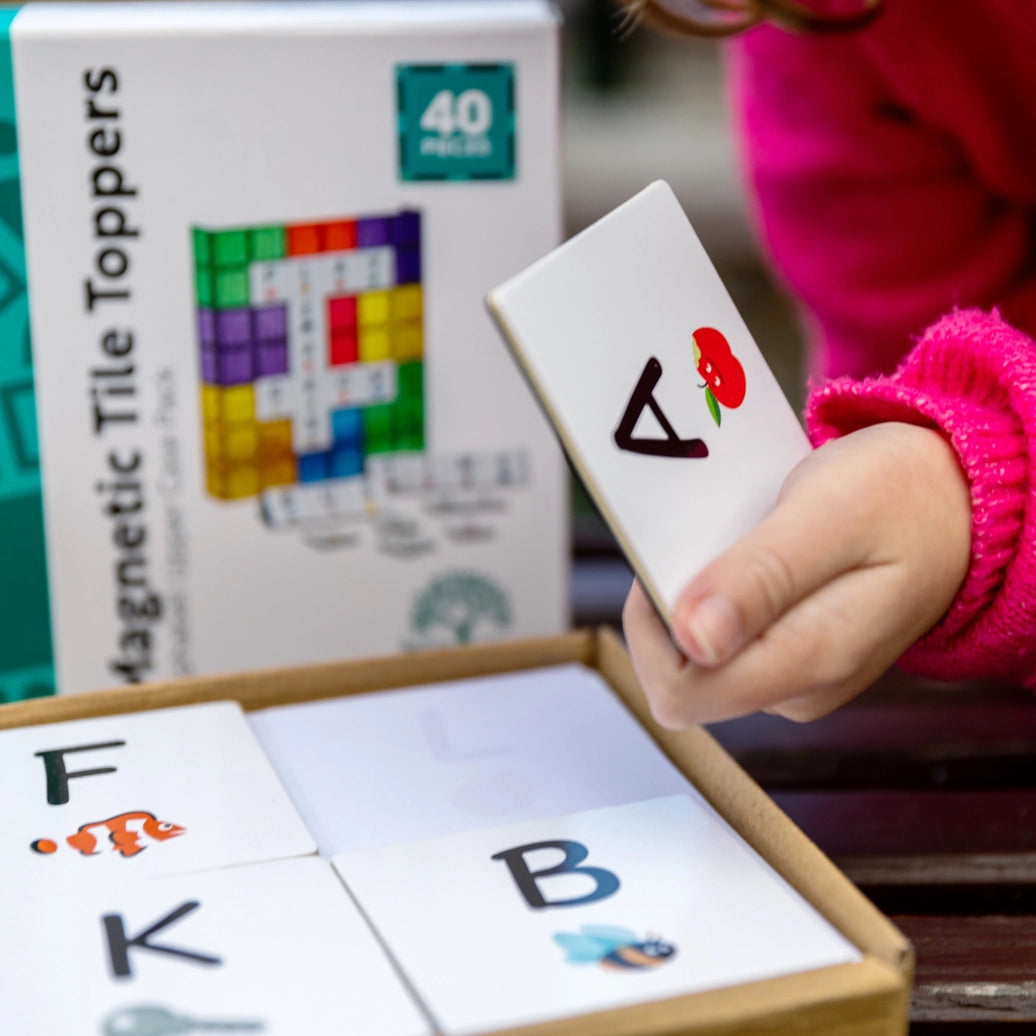 Magnetic Tile Topper - Alphabet Upper Case Pack