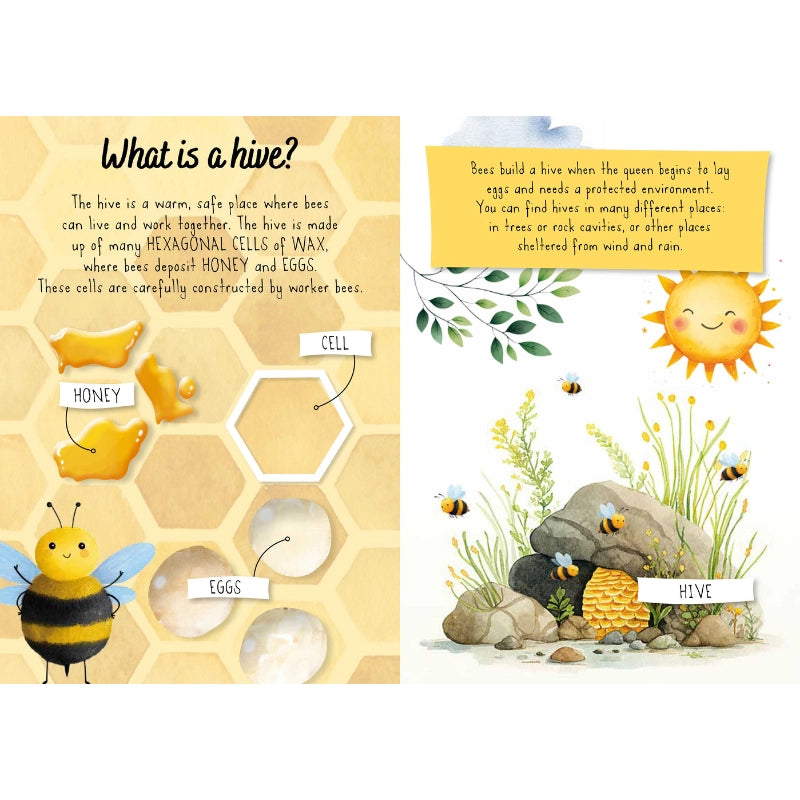 Magic Water Puzzle & Book Set - Bees