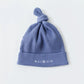 Baby Beanie Ribbed Knotted - Royal Blue