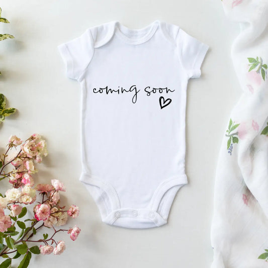 Coming Soon Baby Onesie - Newborn