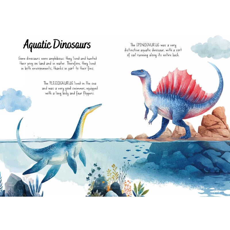 Water Puzzle & Book Set - Dinosaurs