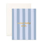 Card - Cutest Baby Ever Cloud Stripe