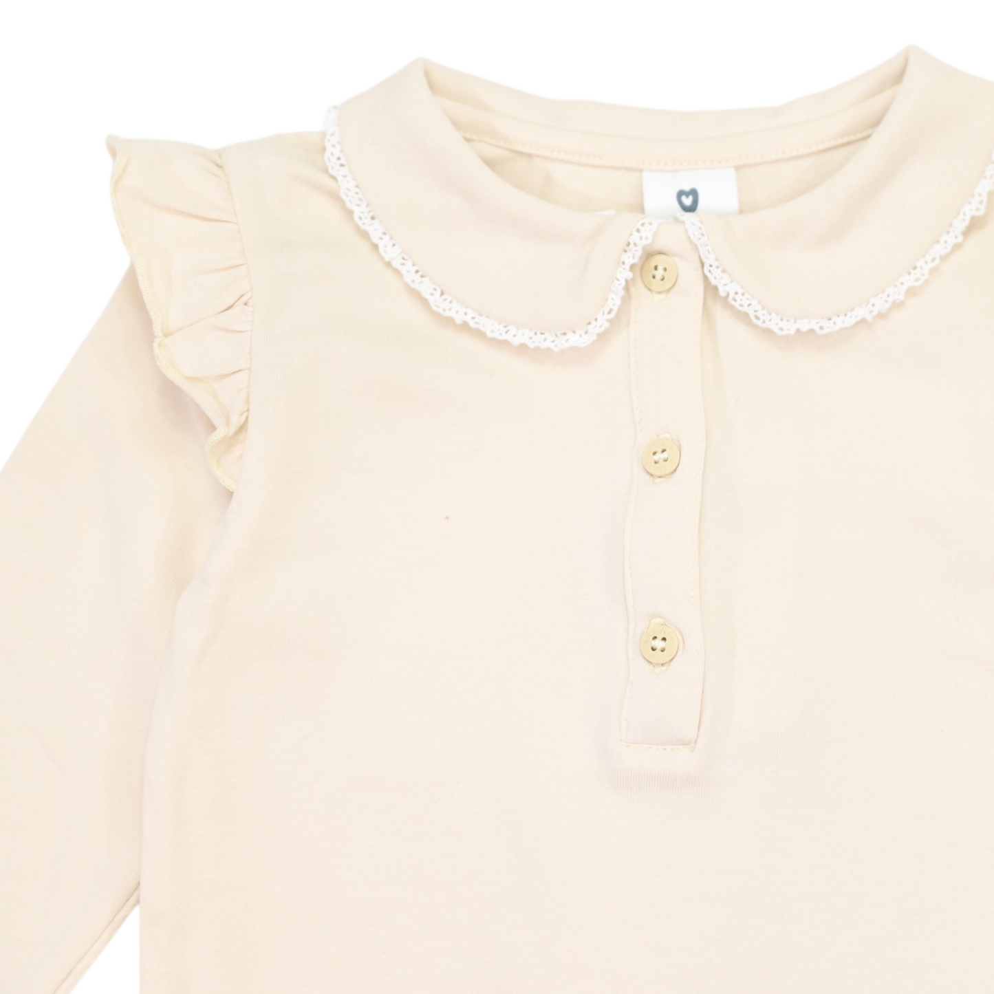 Collared Tee - Beige