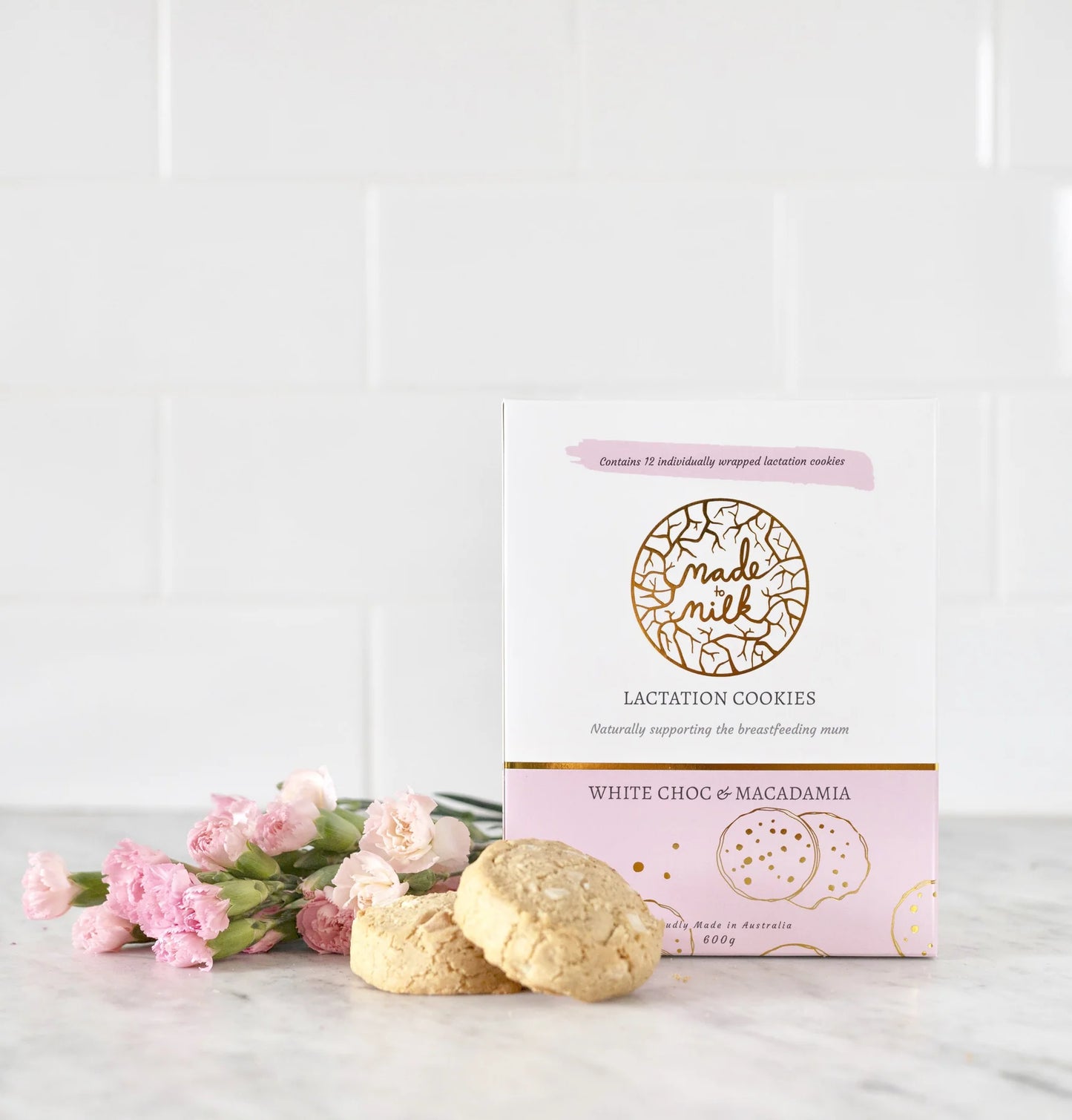 White Chocolate & Macadamia Nut Lactation Cookies