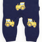 Tractor Knit Romper - Navy