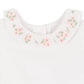 Tess Emb Collar Bodysuit  - Cloud