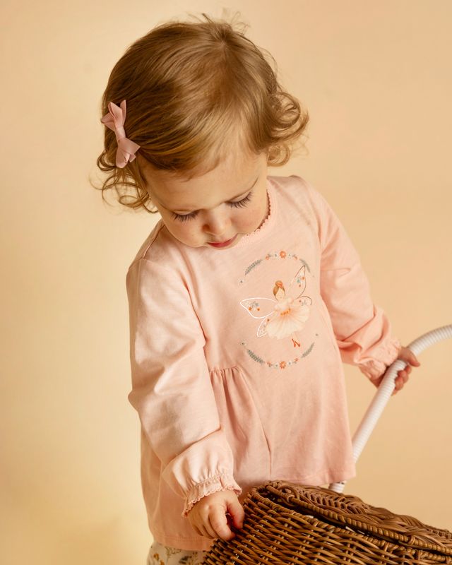 Ballerina L/S Tee - Petal Pink