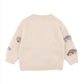 Automobile Knitted Jumper - Cream Marl