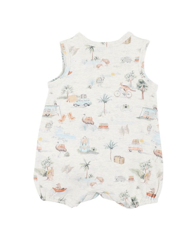 Ivan Button Front Bodysuit - Ivan Print