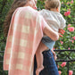 Gingham Baby Blanket - Pink