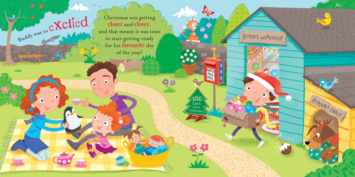 Padded Board Book - If Every Day Was Christmas