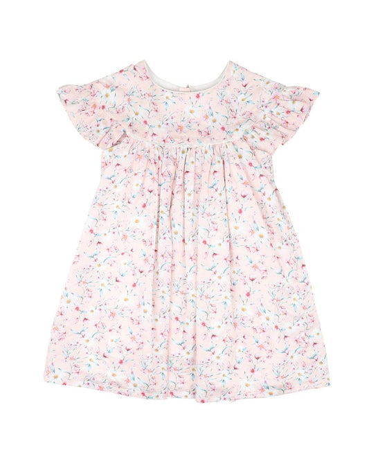 Zoe Frill Sleeve Dress