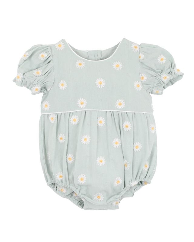 Tess Emb Daisy Bodysuit - Pale Mint