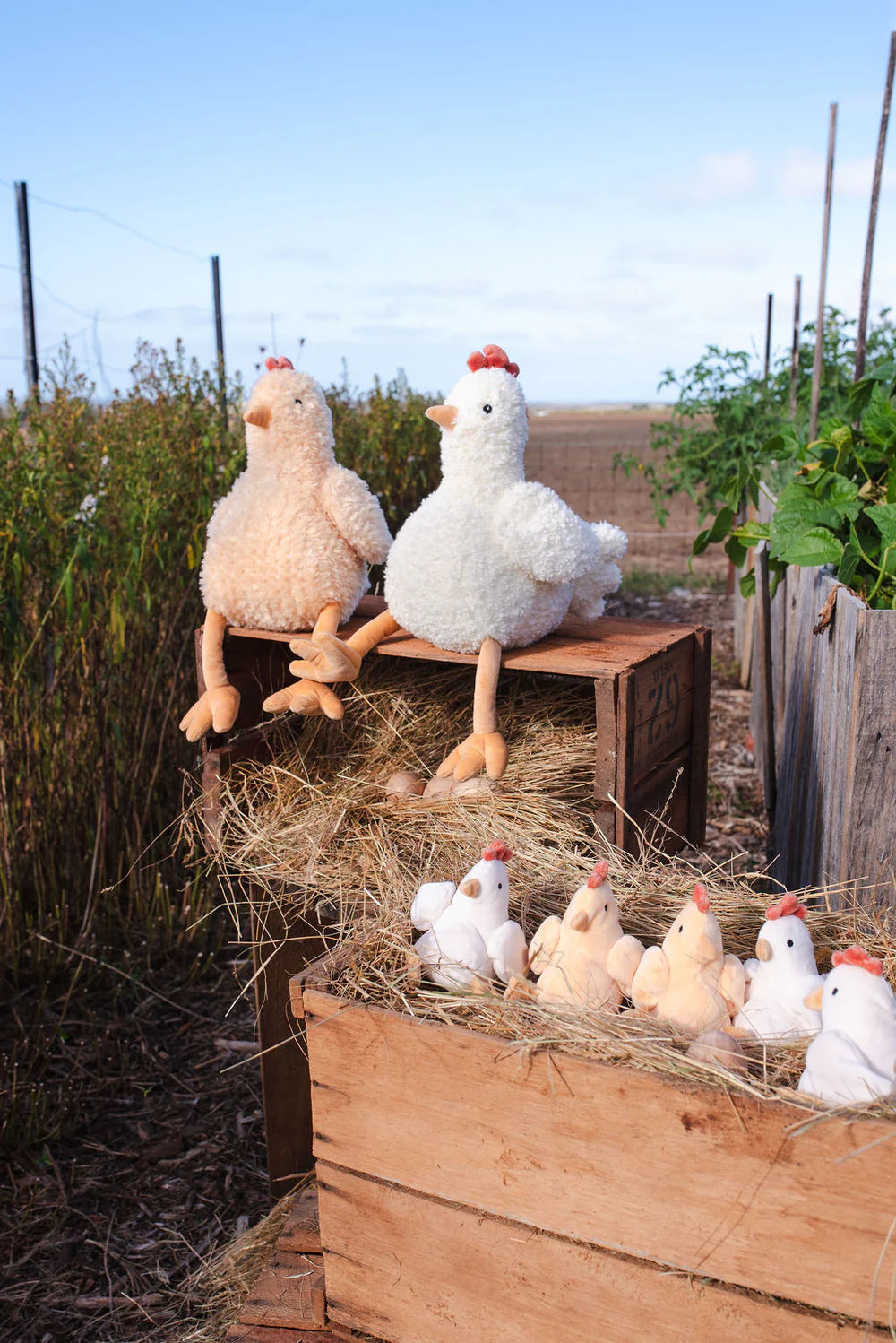 Harriet the Hen Rattle (Honey)