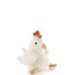 Henrietta the Hen Rattle (Cream)