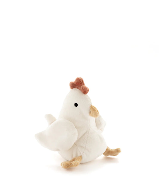 Henrietta the Hen Rattle (Cream)