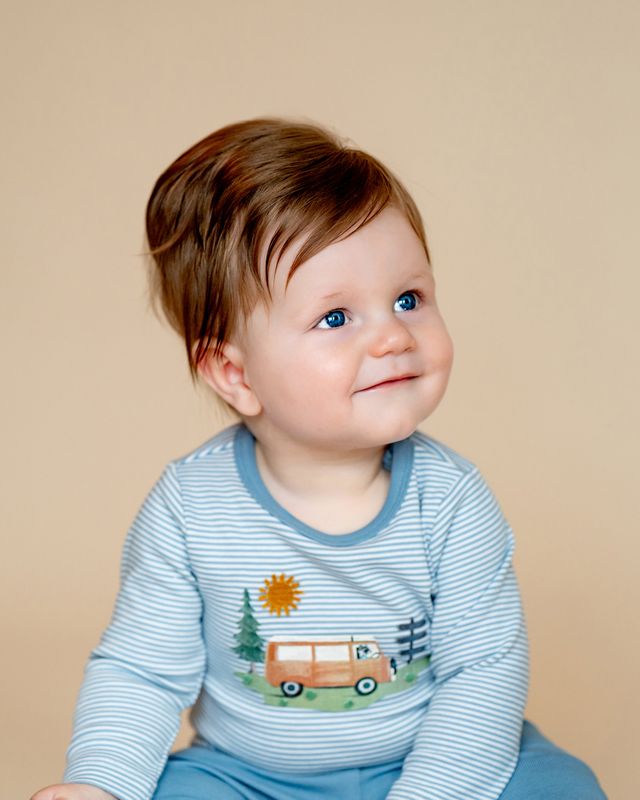 Alvin Stripe   L/S Bodysuit