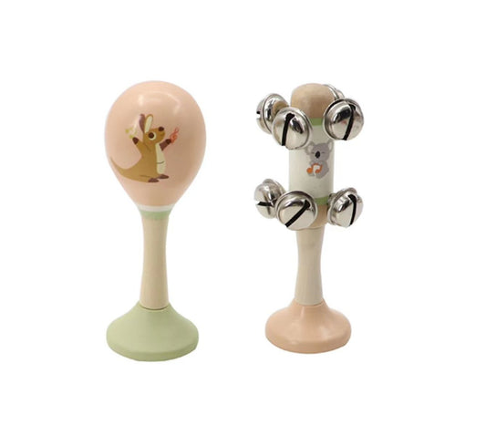 Wooden Music Set - Kangaroo/Koala