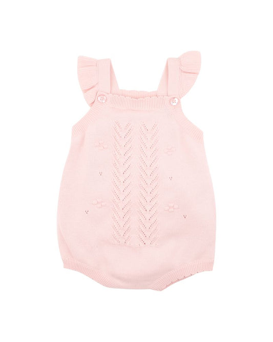 Chelsea Bobble Knit Bodysuit - Pale Pink