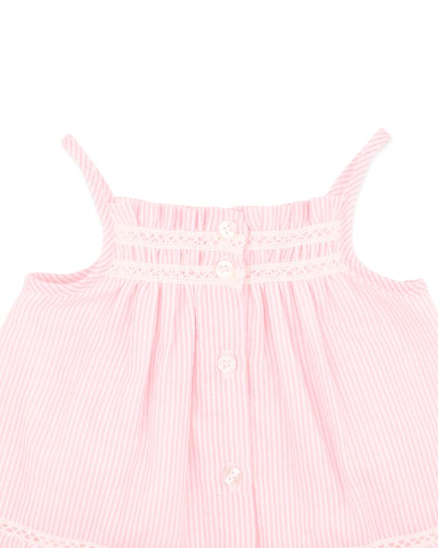 Willa Dress - Musk Pink Stripe