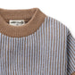 Knitted Rib Jumper - Coco Blue Speckle