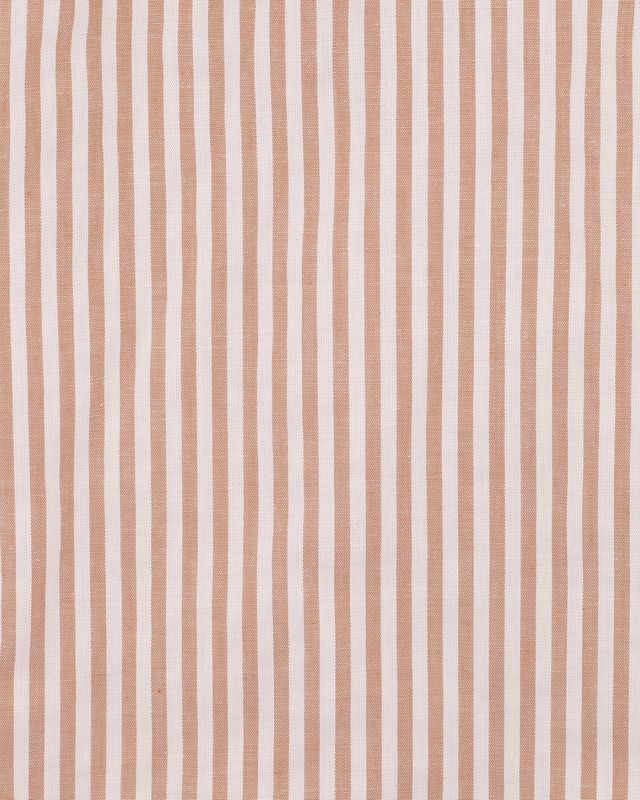Brady Woven Romper - Caramel Stripe