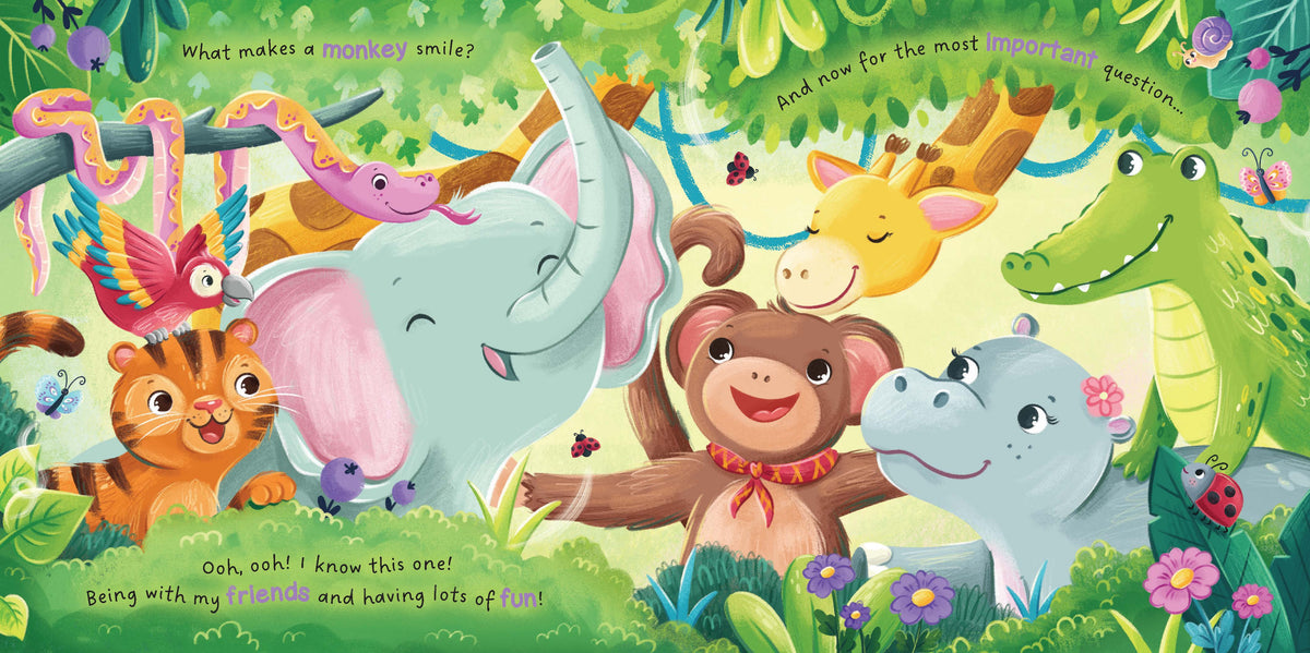 Padded Board Book - Make Me Smile