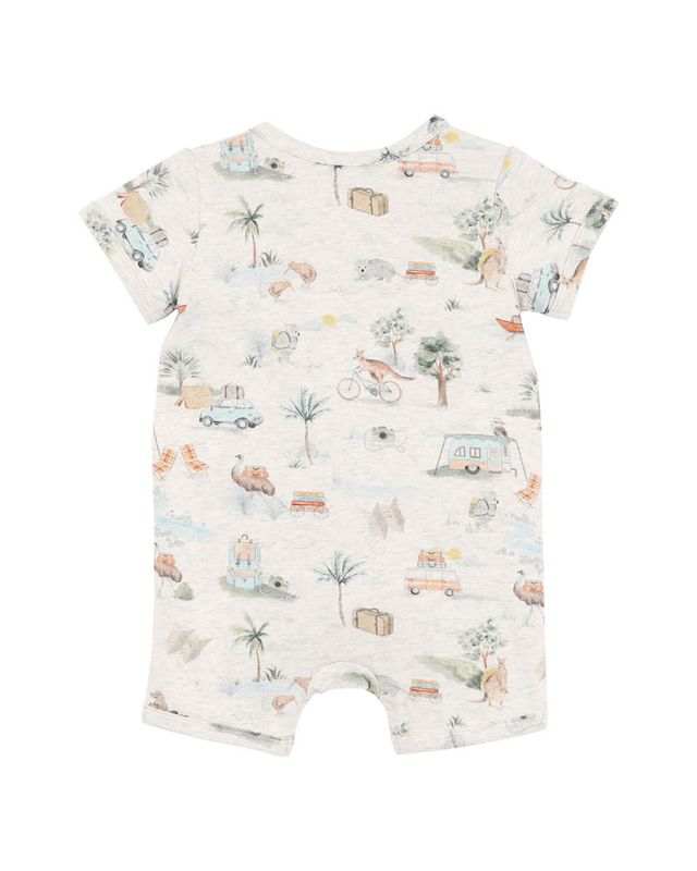 Ivan S/S Zipsuit - Ivan Print