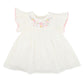Willa Embroidery Dress - Cream