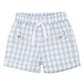 Axel Check Shorts - Sky Check