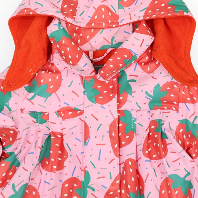 Raincoat Strawberries & Sprinkles - Pink