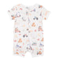 Clayton S/S Zipsuit - Clayton Print