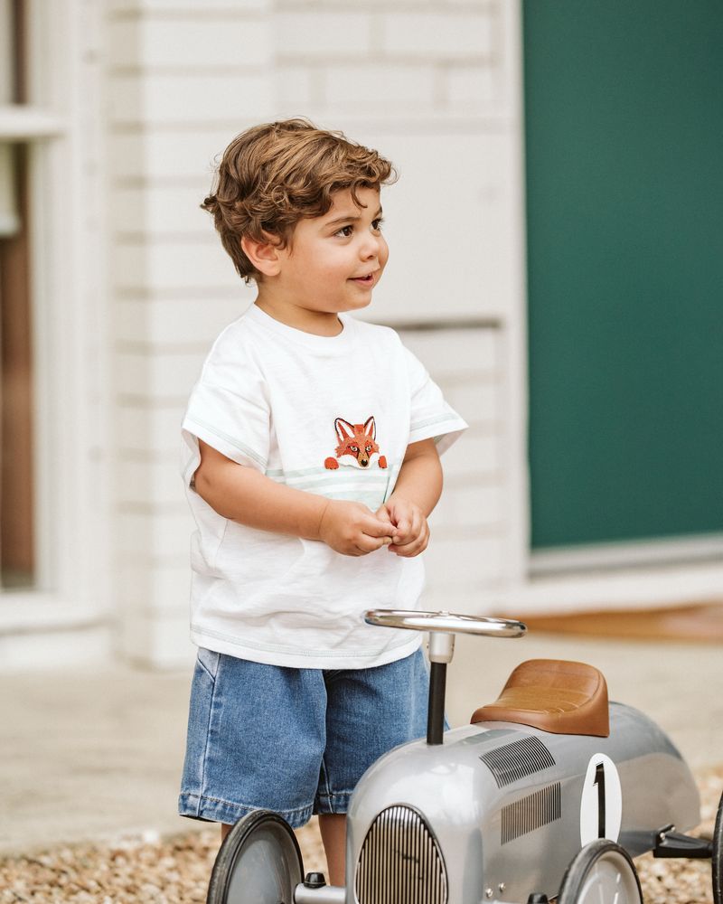 Casablanca Fox Tee - Cloud